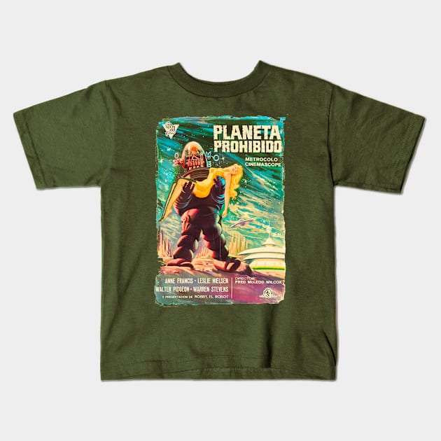 PLANETA PROHIBIDO Kids T-Shirt by Pop Fan Shop